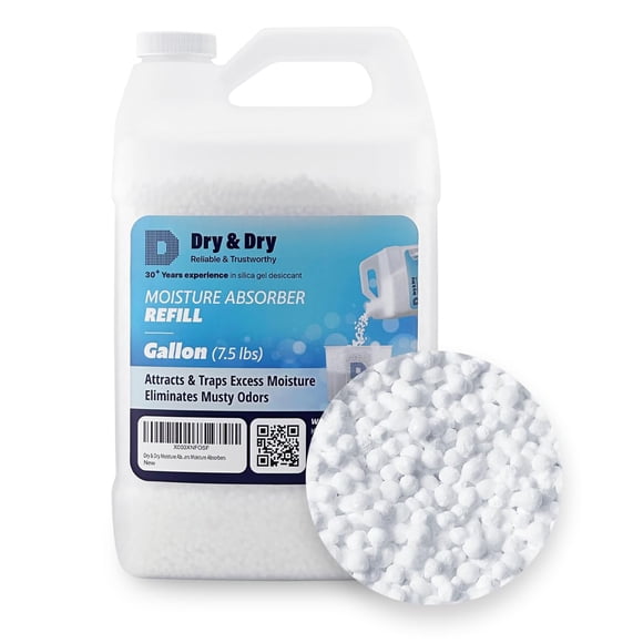 Recambio absorbente de humedad Dry & Dry para el hogar, 3,4 kg