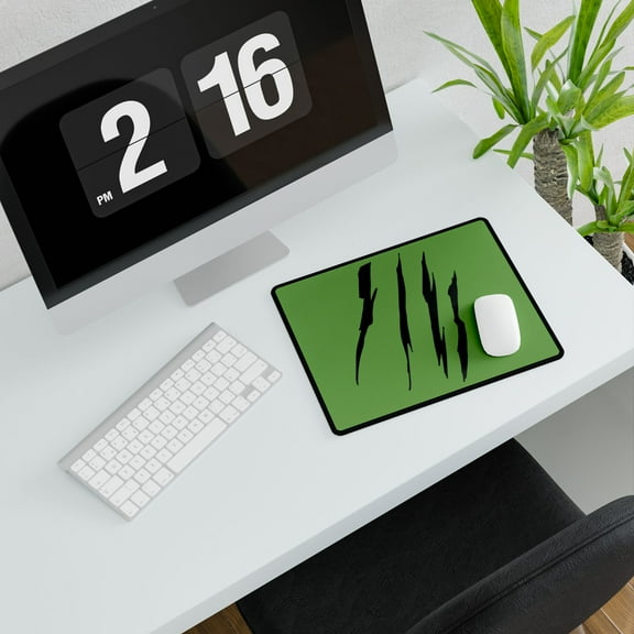 Effete Feline Claw Marks Scratch Desk Mats