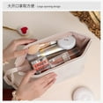 thumbnail image 3 of Fashionable Cosmetic Bag 3-piece Large Capacity Lipstick Cosmetic Brush Storage Bag Makeup Bag, 3 of 7