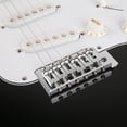 thumbnail image 4 of Rosewood Fingerboard Electric Guitar Cutaway Body Adjustable Tremolo Bridge Black w/ White, 4 of 14