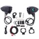 thumbnail image 2 of A Prueba De Intemperie Para Motocicletas, Sistema De Amplificador Esté de sonido Y Reproductor De Música Con Soporte De Manillar M Soporte de 125 pulgadas Cola Altavoz de alto rendimiento para motocicleta, 2 of 8