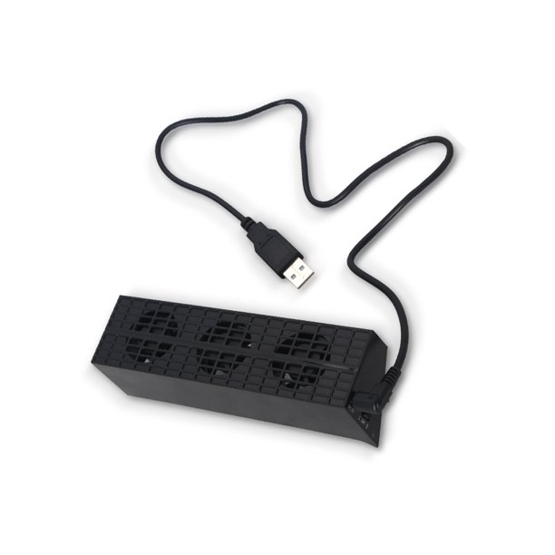 Injueey Ventilador de refrigeración inteligente de alto rendimiento con cable USB Refrigerador delgado de temperatura Accesorios para juegos Juegos de teclado y mouse para computadora