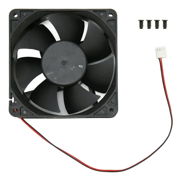 Ventilador de caja de computadora, 4000 RPM, 120 mm, PWM, alto flujo de aire, 12 V, 4 pines, FG, CC, sin escobillas