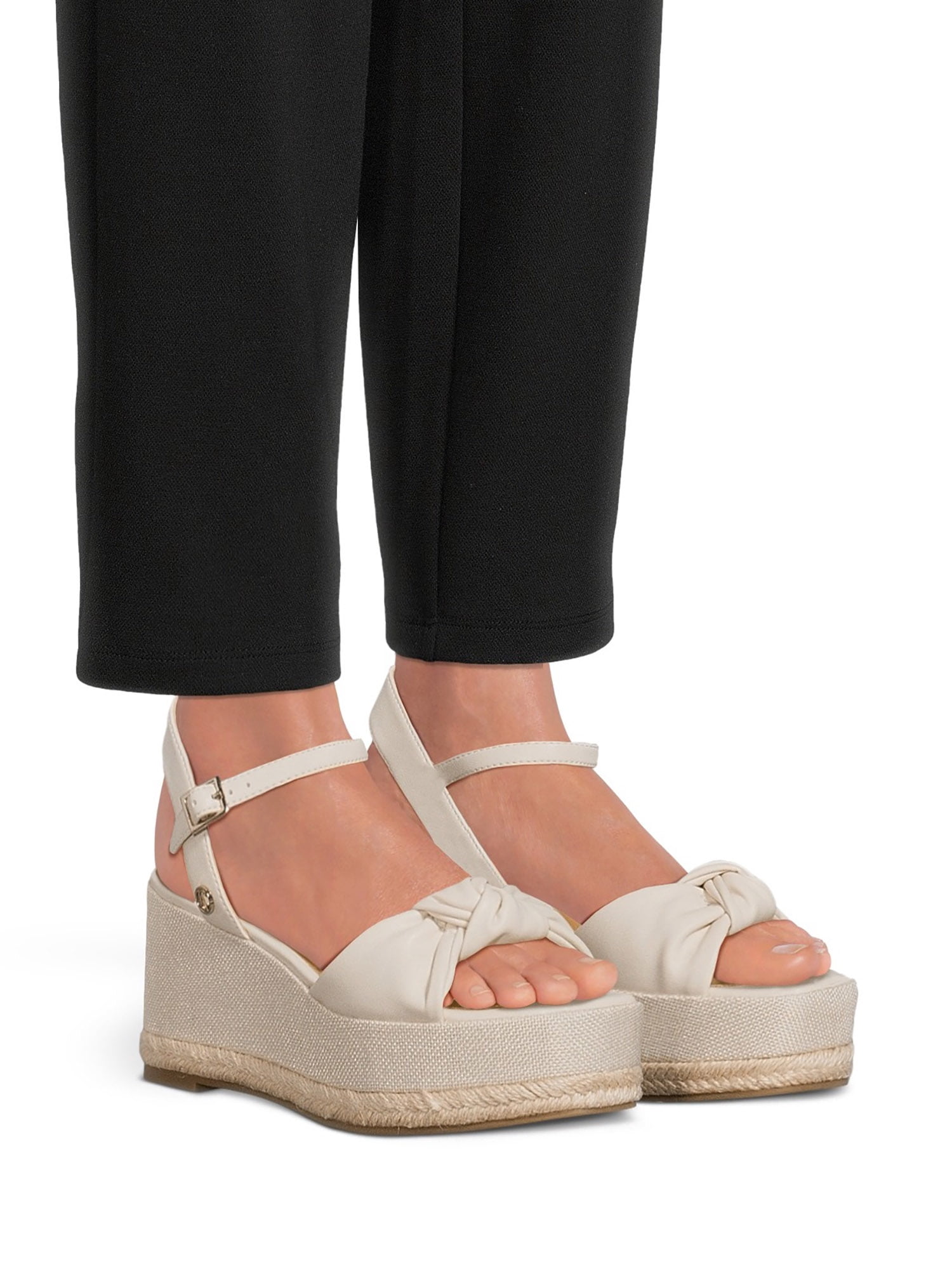 Chaps Women’s Taaryn Knot Wedge High Heel Sandals, Sizes 6-11