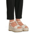 thumbnail image 5 of Chaps Women’s Taaryn Knot Wedge High Heel Sandals, Sizes 6-11, 5 of 7