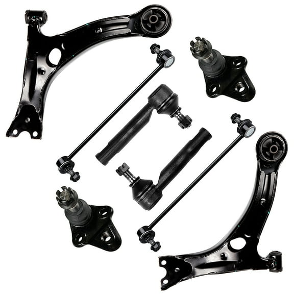 SCITOO 8pcs Suspension Kit 2 Front Lower Control Arms 2 Lower Ball Joints 2 Outer Tie Rod Ends 2 Front Sway Bar Links Fit For 2000 2001 2002 2003 2004 2005 For Toyota Celica K640360 K640361