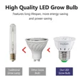 thumbnail image 2 of Leyfeng Plant Growth Bulb, E14 Led Grow Bulb, 48 Diodes, Red & Blue Spectrum, Plant Light, 2 of 9