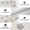 thumbnail image 6 of Bohemia Outdoor Rug for Patio/Deck/Porch, Non-Slip Large Area Rug 5 x 7 Ft, Modern Abstarct Floral Flowers Boho Beige Indoor Outdoor Rugs Washable Area Rugs, Reversible Camping Rug Carpet Runner, 6 of 8