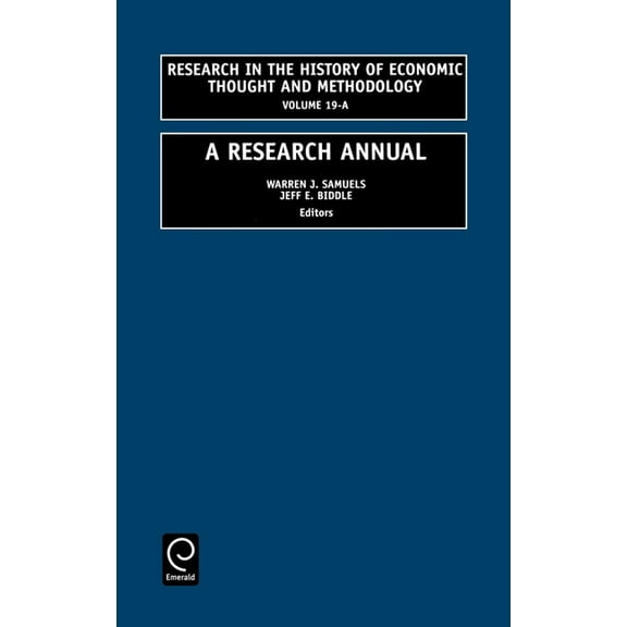 Research in the History of Economic Thou A Research Annual, Book 19, (Hardcover)