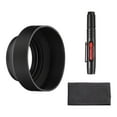 thumbnail image 1 of Uxcell 67mm Rubber Camera Lens Hood Sun Shade/Shield with Cleaning Cloth & Pen, 1 of 7