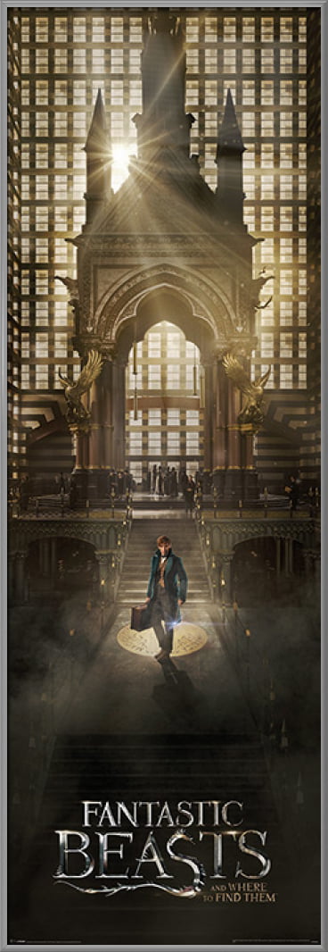 22" x 63" Framed Door Movie Poster Details about   Fantastic Beasts And Where To Find Them 