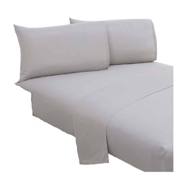 Juego Sábanas Bambú Cama King Size Ligero Gris Concord Colchas Concord Sábana Bambú