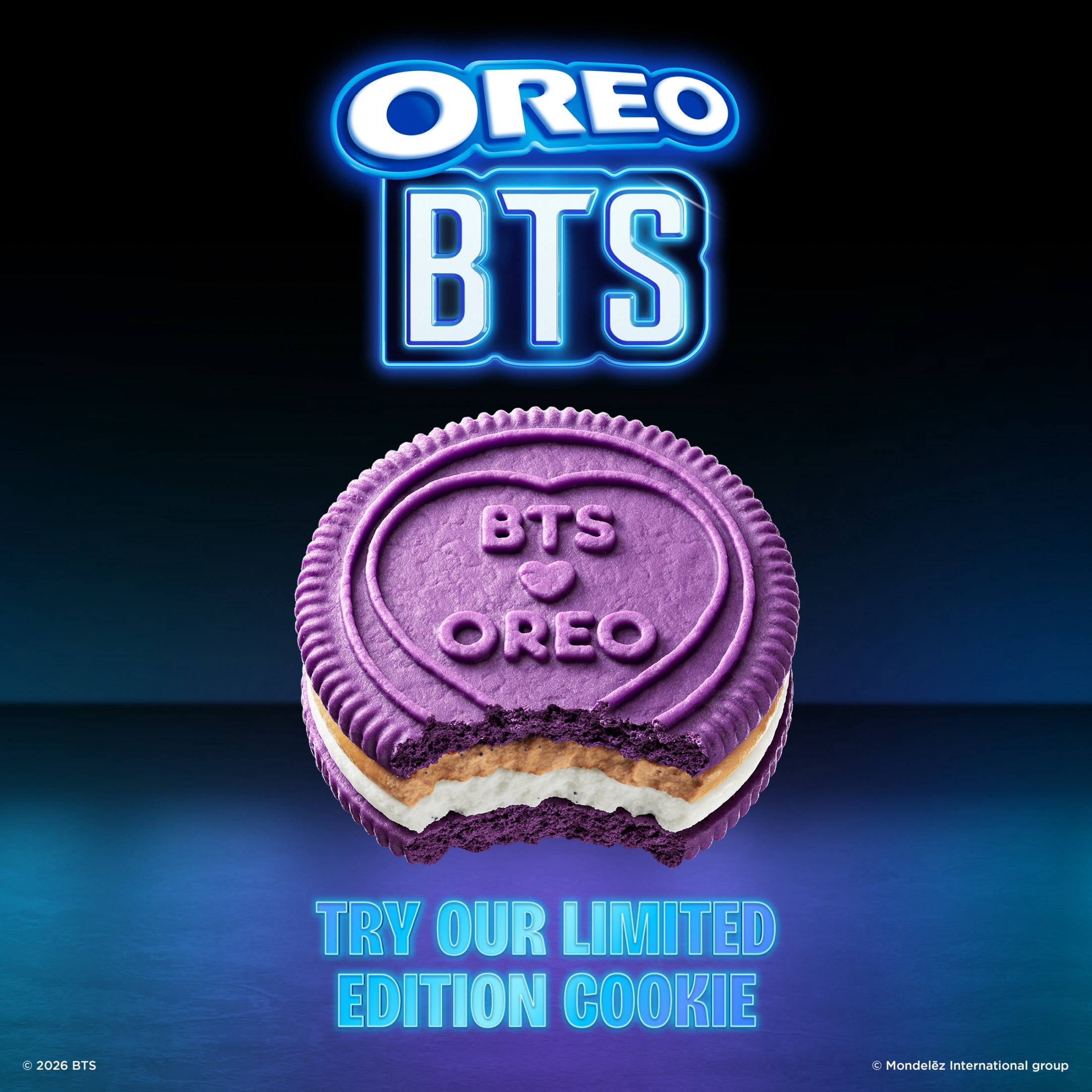 OREO BTS Sandwich Cookies, Limited Edition, 10.68 oz