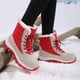 thumbnail image 4 of Botas para Invierno Mujer Botines Impermeables Con Forro Piel A Media Pantorrilla Exteriores, 4 of 9