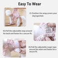 thumbnail image 5 of Dog Diapers, Reusable Girl Dog Diaper Sanitary Panties With Adjustable Suspender, Washable Underwear Diaper Jumpsuits For Puppy, 5 of 5