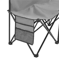 thumbnail image 4 of Yaheetech 6 Seats Outdoor Folding Bench for Camping, Gray, 4 of 9