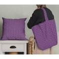 thumbnail image 5 of Soimoi Purple Silk Fabric Diamond Geometric Print Fabric by Yard 42 Inch Wide, 5 of 5
