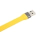 thumbnail image 3 of Câble USB mâle vers Type C mâle 10 Gbit/s 5 A 13,8 cm de longueur flexible FPC jaune Câble de données USB C vers USB pour les déplacements au bureau, 3 of 4
