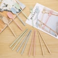 thumbnail image 4 of Xingzhi 3Pcs Kids Children Chopsticks Fork Spoon Set Utensil Set Travel Cutlery Camping Tableware, 4 of 9