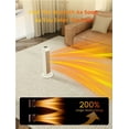 thumbnail image 3 of 25" Space Heater For Indoor Use Large Room, Ceramic Tower Electric Heater With Thermostat, Oscillating Room Heater With Timer ,Ultimate Temperature Control, 3 of 6