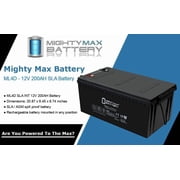 Sealed Lead-Acid Battery - AGM-type, 12V, 200 Amps - 8 Pack