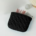 thumbnail image 6 of YiJuHui 1pcs Leak-Proof Makeup Bag with Intricate Knit Pattern, Portable Cosmetic Pouch for Travel, Storage & Daily Use, Polyester Zippered Organizer, 6 of 6