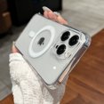 thumbnail image 5 of Original For Magsafe Wireless Charge Magnetic Animation Case for iPhone 16 15 14 13 12 11 Pro Max X XS XR Shockproof Clear Cover Transparent For iPhone 11Pro Max, 5 of 5