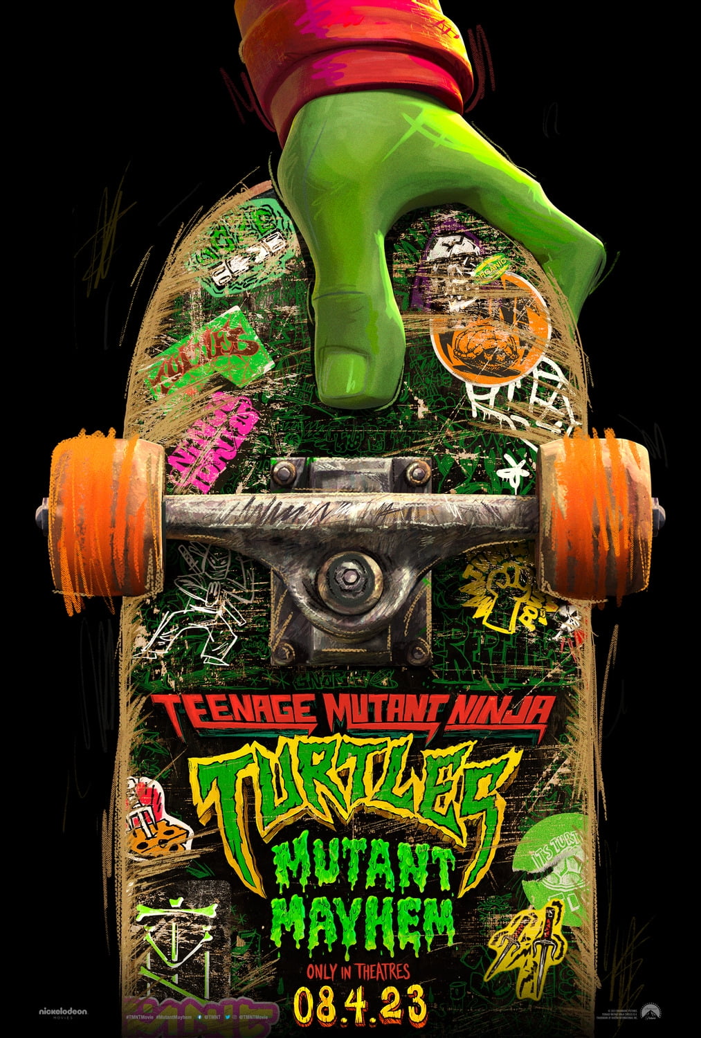 TMNT POSTER (27x40) (2007) (Style D) 