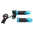 thumbnail image 3 of Electric Bicycle Throttle Handle, Grain Pattern Twist Throttle Grip Automatic Green Digital Display 1 Pair  For 12V To 99V Electric Vehicles Blue Handle Cover, 3 of 8