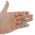 thumbnail image 4 of Unique Bargains Fashion Crystal Cherry Handbag Charm Blue 1 Pc, 4 of 5