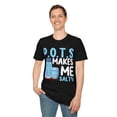 thumbnail image 6 of P.O.T.S. makes me salty postural Orthostatic Tachycardia Art Unisex T-Shirt, 6 of 7
