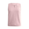 thumbnail image 5 of AherBiu Beach Tank Tops for Women Eyelet Hole Keyhole Neck Summer Sleeveless Boho Vacation Shirts Blouse, 5 of 9