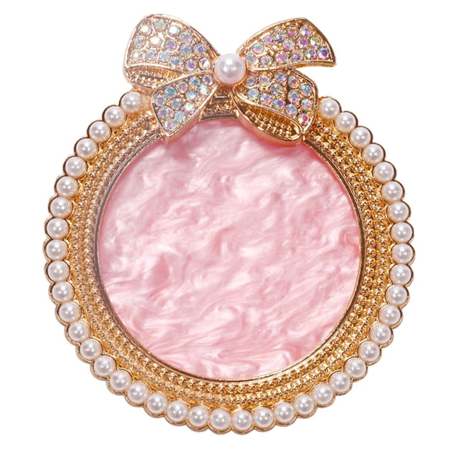 EeaseCA Assiette de Mélange de Couleurs pour Manucure, Cadre Décor en Strass, Assiette de Pigment pour Manucure