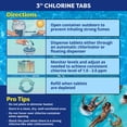 thumbnail image 3 of In The Swim 3 Inch Stabilized Chlorine Tablets for Sanitizing Swimming Pools - Individually Wrapped, Slow Dissolving - 90% Available Chlorine - Tri-Chlor - 50 Pounds C3050, 3 of 4