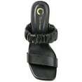 thumbnail image 4 of Journee Womens Fayth Open Square Toe Block Heel Sandals, 4 of 9