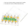 thumbnail image 2 of 10 Pcs Double Needles, Various Models, with Plastic Box, for Home Sewing Machine, 2 of 2
