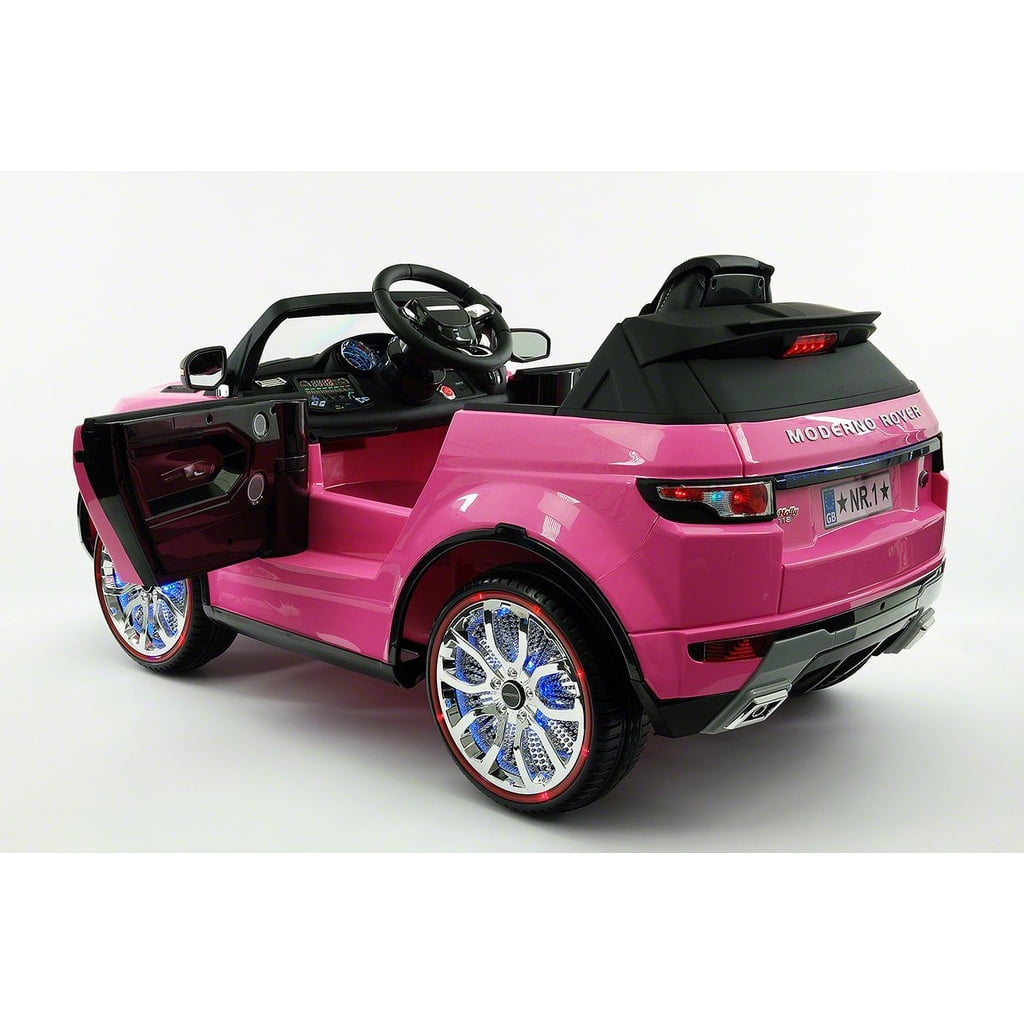 pink electric range rover