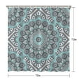 thumbnail image 4 of Waterproof Bohemian Shower Curtain 72x72 Inch Boho Style Polyester Unique Shower Curtain for Bathroom Hotel Home Decor with 12 Plastic Hooks, 4 of 4