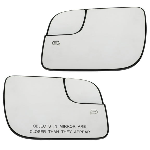 SCITOO Driver and Passenger Side Mirror Glass Compatible with 2011 2012 2013 2014 2015 2016 2017 For Ford For Explorer Heat Left and Right Outside Exterior Mirror Glass