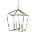 thumbnail image 1 of ML Lighting 3244-SN Four Light Pendant, Pwt, Nckl, B/S, Slvr, 1 of 3