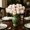 B, variant on LiUMX Artificial Burnt Angola Rose Bouquet, 12 Head Vintage Faux Silk Roses, Mixed Warm Faded Colors, Cloth Flower Bundle for Dining Table, Home Wedding Decor