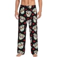 thumbnail image 1 of Balery PUG Pantalones de pijama para hombre, pijama ultraligero, pantalón de descanso-Large, 1 of 6