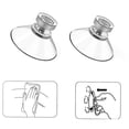 thumbnail image 6 of YIEMEEN Transparent Plastic Hooks Wall Hanger M4 Screw Suction Cup Pad Holder for Window, 6 of 9