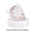 thumbnail image 5 of Christmas Hat Headgear Santa Claus Hat for Winter Dress up Stage Performance Gray, 5 of 8