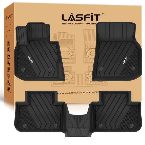 Alfombrillas LASFIT para BMW X3 2018-2024/BMW X4 2019-2024 TPE