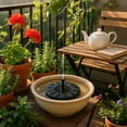 thumbnail image 3 of HCBY Solar Powered Bird Bath Fountain Pump, Floating Solar Water Fountain for Garden, Solar Powered Floating Fountain with Multiple Nozzles for Bird Bath, 3 of 9