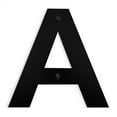 thumbnail image 2 of Barton 6 Inch Floating House Number "A" Stainless Steel Anti-Rust House Address Numbers for Outside, Mailbox Yard Home Front Door, Black Finish, 2 of 4