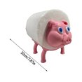 thumbnail image 2 of Boreal Craft Cute Animal Shaped Toilet Paper Holder Bathroom Drying Rack Stand Dish Storage, 2 of 6
