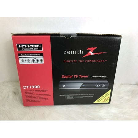 Zenith Digital Tuner Tv Converter Box Dtt900 (Best Digital Tv Tuner Box)