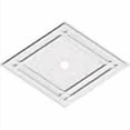 thumbnail image 3 of Ekena Millwork CMP32X21DD-02000 2 in. ID x 11.25 in. Rectangle Diamond Architectural Grade PVC Contemporary Ceiling Medallion, 3 of 4